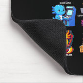 Gamesolotls Of The World Diverse Gamer Axolotl Ani マウスパッド (コーナー)