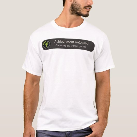 Gaminなしで- 1つのまる一日鍵が開く達成 tシャツ (正面)