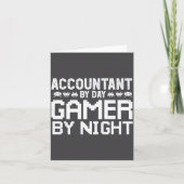 Gaming Accountant By Day Humor For Accounting Game カード (正面)