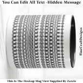 Gaming Addict Hidden Message Funny Novelty 111B マグカップ
