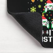 Gaming All The Way Its Christmas Day Video Gamer C マウスパッド (コーナー)