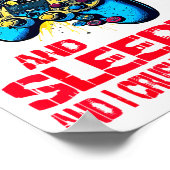 Gaming And Sleeng Gamer Valentines Day Boys Kids  ポスター (角)