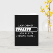 Gaming Baby Announcement, Loading New Player Joini カード (黄色い花)