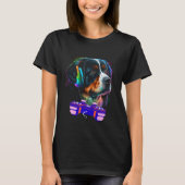 Gaming Bernese Mountain Dog Player Video Gamer  Me Tシャツ (正面)