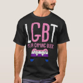 Gaming Buddy LGBTQ Funny Genderfluid Pride Flag Al Tシャツ (正面)