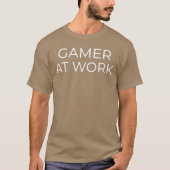 Gaming Computer Funny Gamer At Work Gift boy Tシャツ (正面)