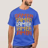 Gaming Controller Computer Sport Gamer Gift Retro  Tシャツ (正面)