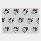 Gaming controller for gamer custom Christmas gift ラッピングペーパーシート (正面3)