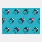 Gaming controller for gamer custom Christmas gift ラッピングペーパーシート (正面2)