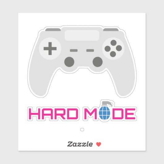 Gaming Controller Hard Mode シール (シート)