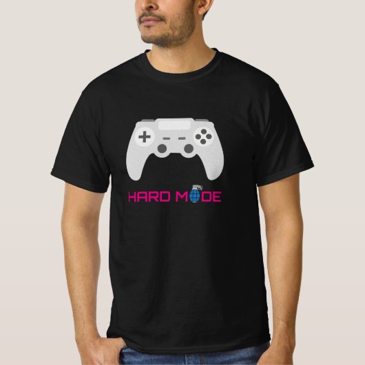 Gaming Controller Hard Mode Tシャツ (正面)