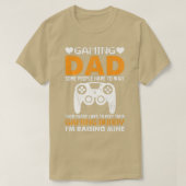 Gaming Dad Console Gamer Video Game Player Fathers Tシャツ (デザイン正面)