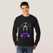 Gaming English Springer Spaniel Dog Player Video G Tシャツ (正面フル)