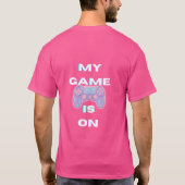  Gaming Enthusiast T-Shirt Tシャツ (裏面)
