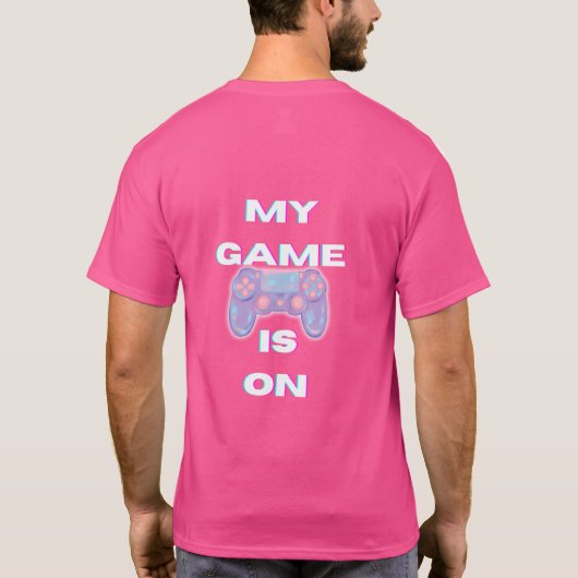  Gaming Enthusiast T-Shirt Tシャツ (裏面)
