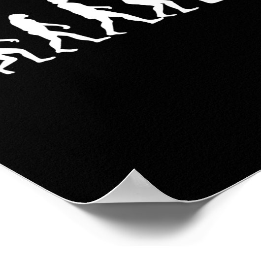 Gaming Evolution Funny Retro Video Game Gamer Nerd ポスター (角)