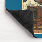 Gaming Frog Art Ukiyo-e Japanese Gamer Anime Men W マウスパッド (コーナー)