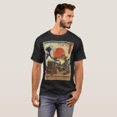 Gaming Frog Art Ukiyo-e Japanese Gamer Anime Men W Tシャツ (正面フル)
