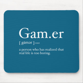 Gaming Funny Video Game Definition Gamer _ Funny G マウスパッド