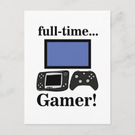 Gaming Gamer Funny ポストカード