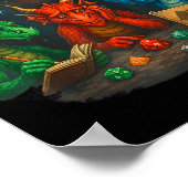 Gaming Houses And Humans Funny Game Rpg Gamer Men  ポスター (角)