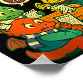 Gaming Houses And Humans Funny Rpg Gamer Men Boys  ポスター (角)