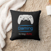 Gaming Is My Duty Gamer Controller クッション (ブランケット)