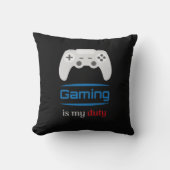 Gaming Is My Duty Gamer Controller クッション (正面)