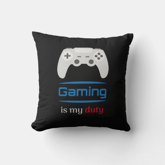 Gaming Is My Duty Gamer Controller クッション (正面)