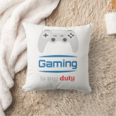 Gaming Is My Duty Gamer Controller クッション (ブランケット)