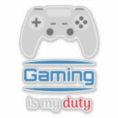 Gaming Is My Duty Gamer Controller シール (正面)