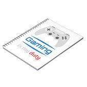 Gaming Is My Duty Gamer Controller ノートブック (左側)
