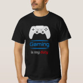 Gaming Is My Duty Gamer Controller Tシャツ (正面)