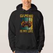 Gaming Is My Life Video Gaming パーカ (正面)