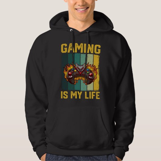 Gaming Is My Life  Video Gaming パーカ (正面)