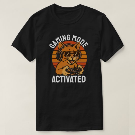Gaming Mode Activated Tシャツ (デザイン正面)