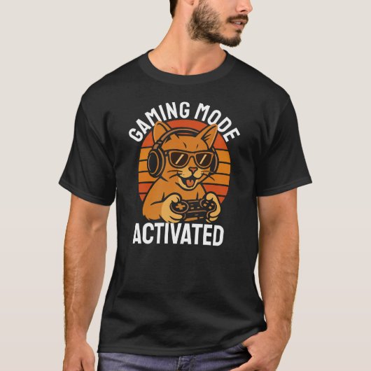 Gaming Mode Activated Tシャツ (正面)
