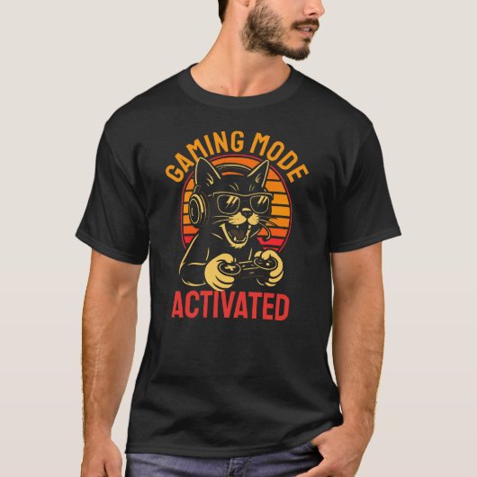 Gaming Mode Activated Tシャツ (正面)