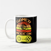 Gaming Mode On Funny Game Quotes Gift For Players コーヒーマグカップ (左)