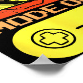Gaming Mode On Funny Game Quotes Gift For Players ポスター (角)