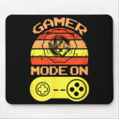 Gaming Mode On Funny Game Quotes Gift For Players  マウスパッド (正面)