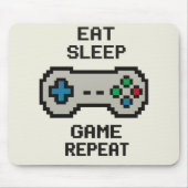 Gaming Mousepad – Pixel Art Video Game Cover マウスパッド (正面)