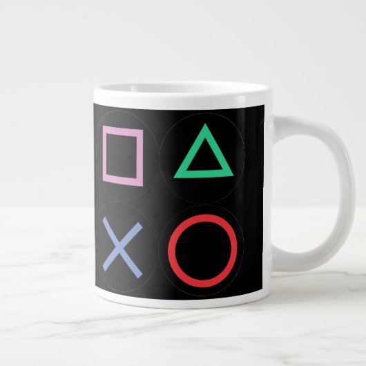 Gaming Mug – Pixels Power Play Neon Coffee Cup ジャンボコーヒーマグカップ (右)
