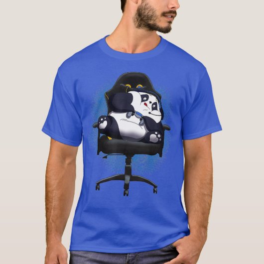 Gaming Panda Funny Gamer Video Games Tシャツ (正面)