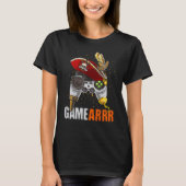 Gaming Pirate Hat controller Video Game Controller Tシャツ (正面)