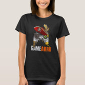 Gaming Pirate Hat controller Video Game Controller Tシャツ (正面)