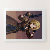 Gaming Pixel Art Blanket – Cozy Gamer Mood ジグソーパズル (横)