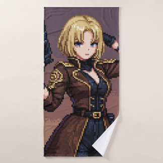 Gaming Pixel Art Blanket – Cozy Gamer Mood バスタオル
