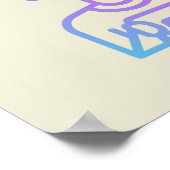 Gaming Poster – Pixel Art Gamer Room Wall Print ポスター (角)