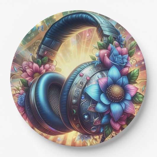 Gaming Teenager ペーパープレート (正面)